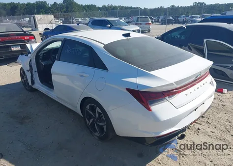 2023 Hyundai Elantra Hybrid Limited из США, поврежденный, VIN KMHLN4AJXPU037813